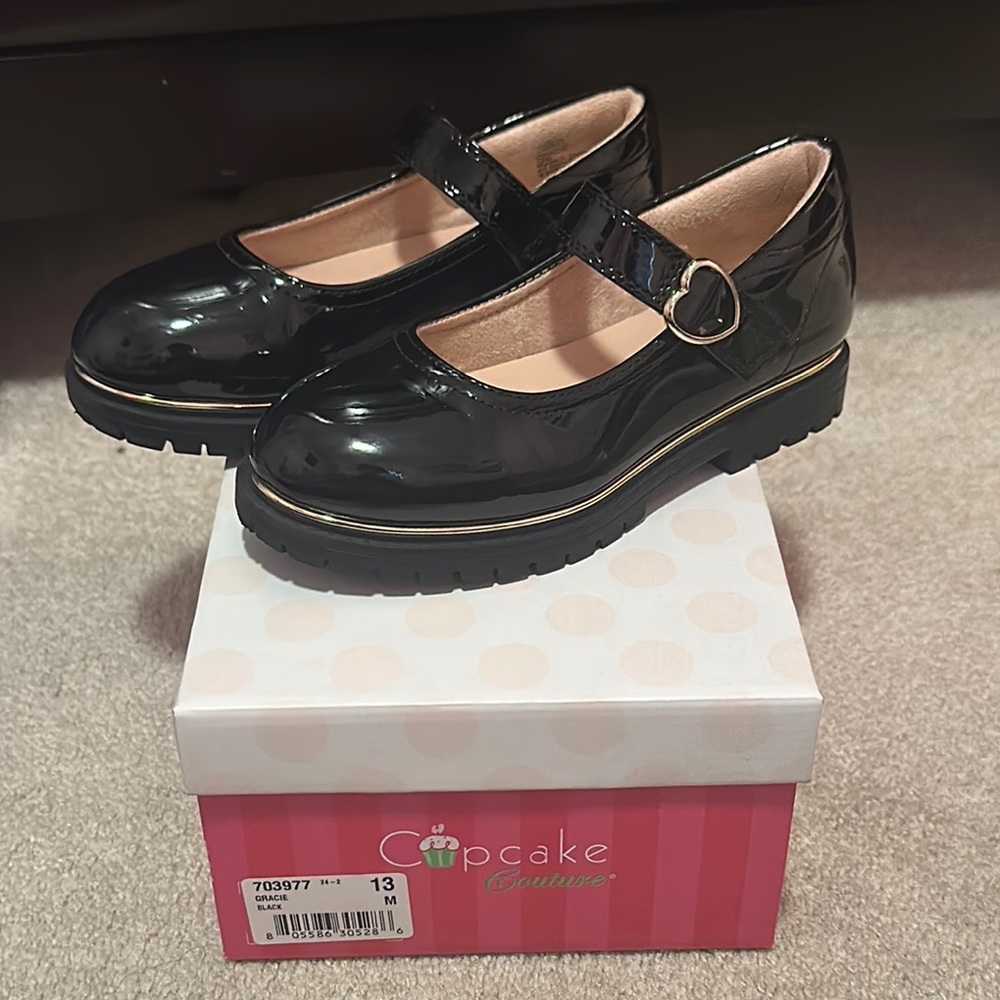 Cupcake Couture Black Mary Jane Shoes